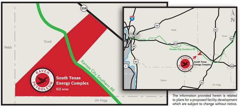 Raven Petroleum Refinery Map