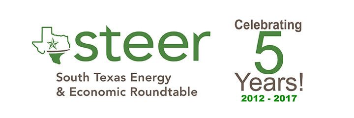 South Texas Energy & Economic Roundtable - STEER 5 Year Anniversary Logo 2