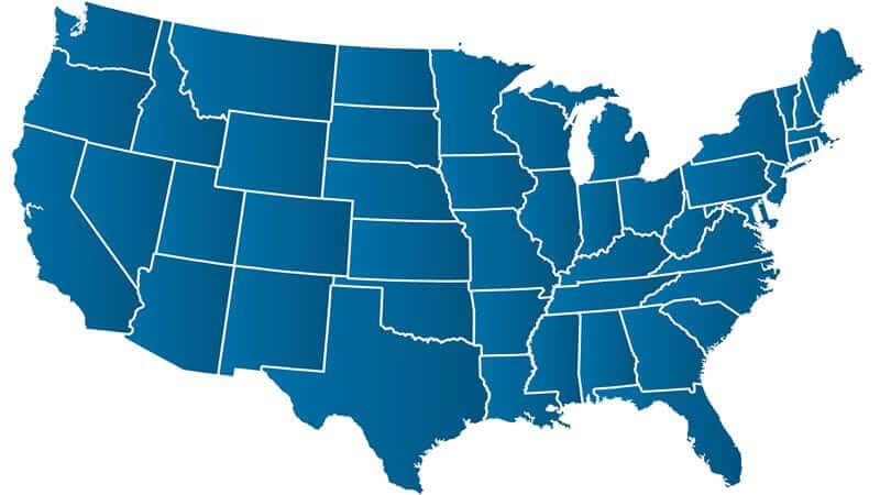 Shale Play Short Takes US Map Blue