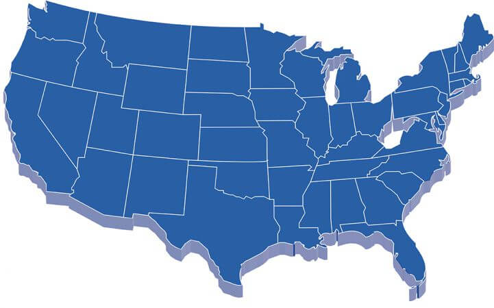 bigstock united states of america map 19443317