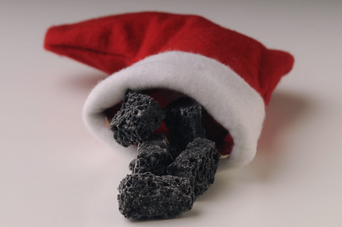 Less Coal in Your Stocking This Year Coal in stocking