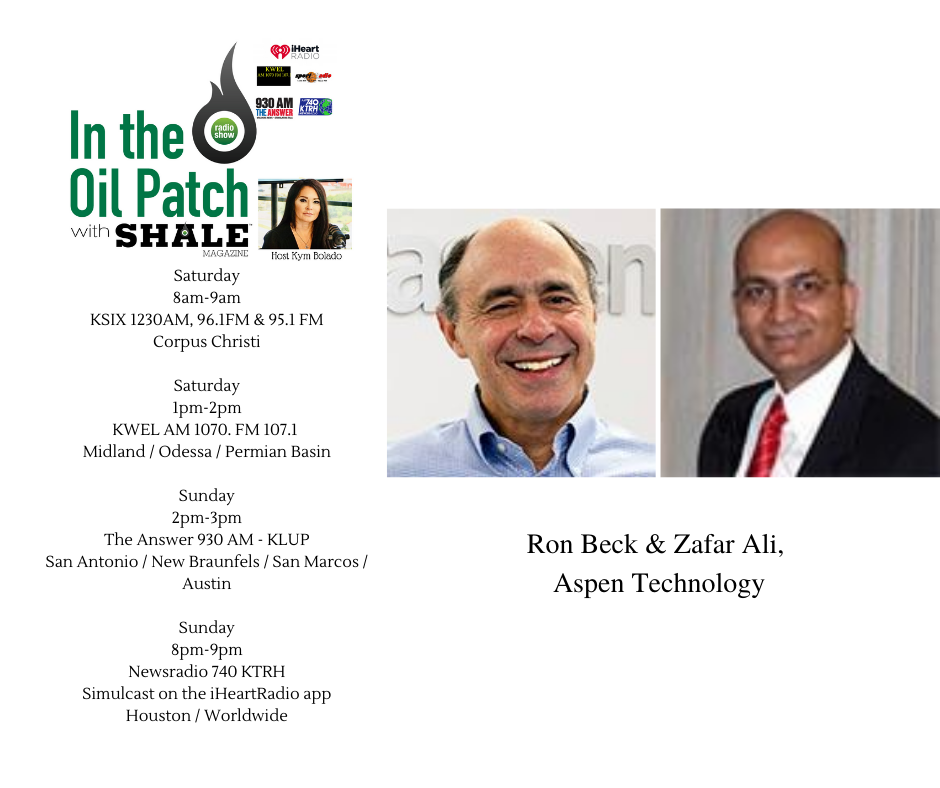 David Blackmon discusses Prudhoe Bay and Kym speaks with Ron Beck & Zafar Ali, Aspen Technology