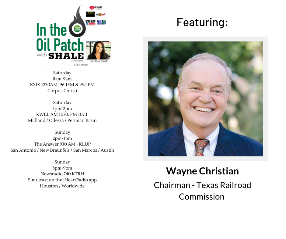 Wayne Christian, Texas Railroad Commission on ITOP