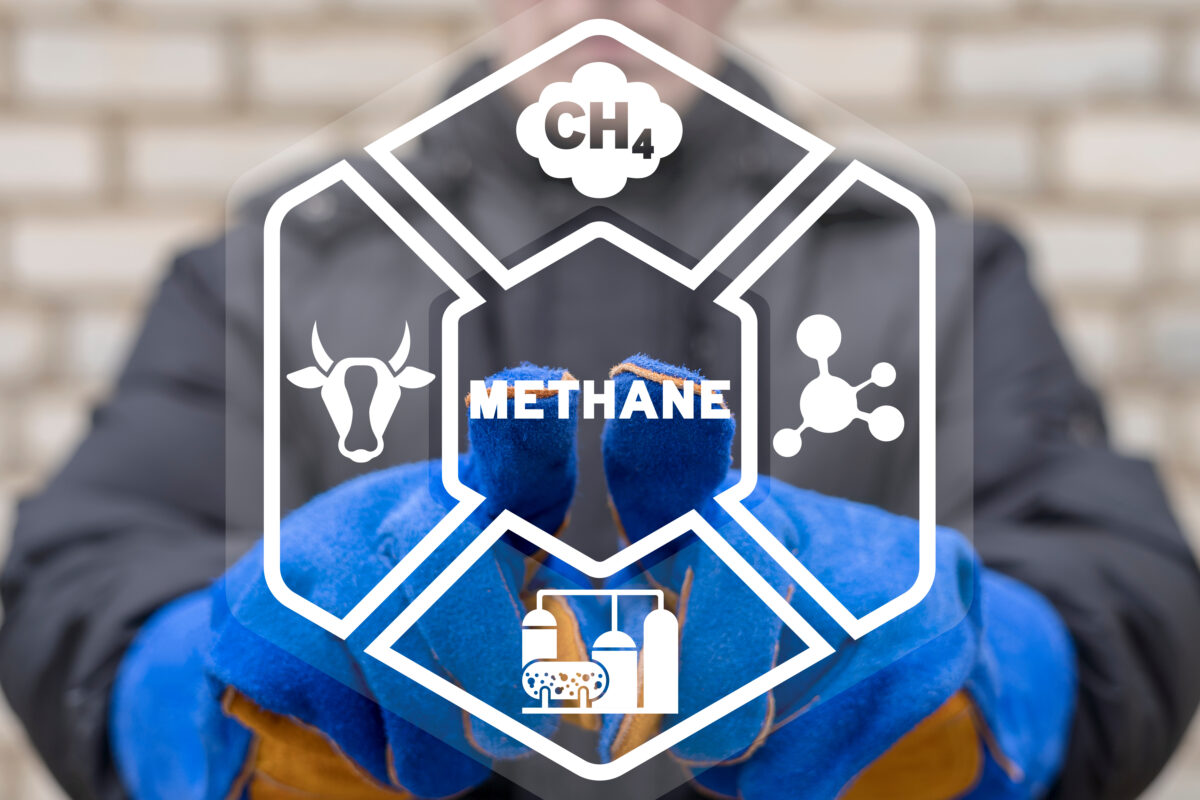 The Inflation Reduction Act Tackles Methane Emissions AdobeStock Concept Of Methane Production. CH4 Emission From Livestock And Industry. Methane Emissions. By Wladimir1804 Jpeg 1200x800