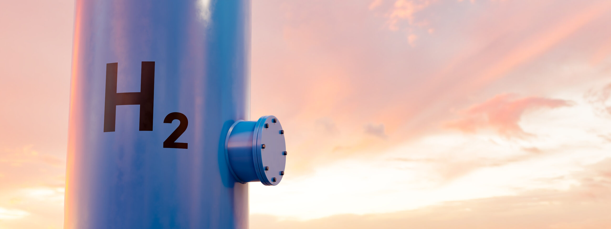 A modern hydrogen tank for renewable energy.
