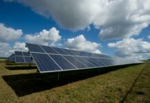 solar panel farm