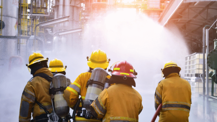 California Chevron refinery fire