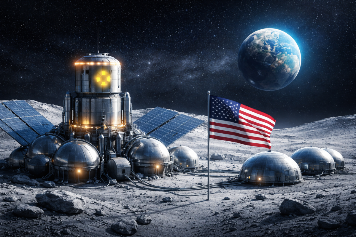 Lunar Nuclear Power System Could Reach Moon by 2030 lunar nuclear power system