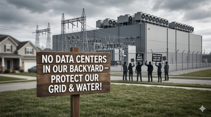 Data center local opposition