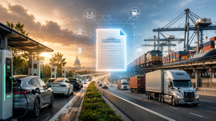 bipartisan transportation bill EV