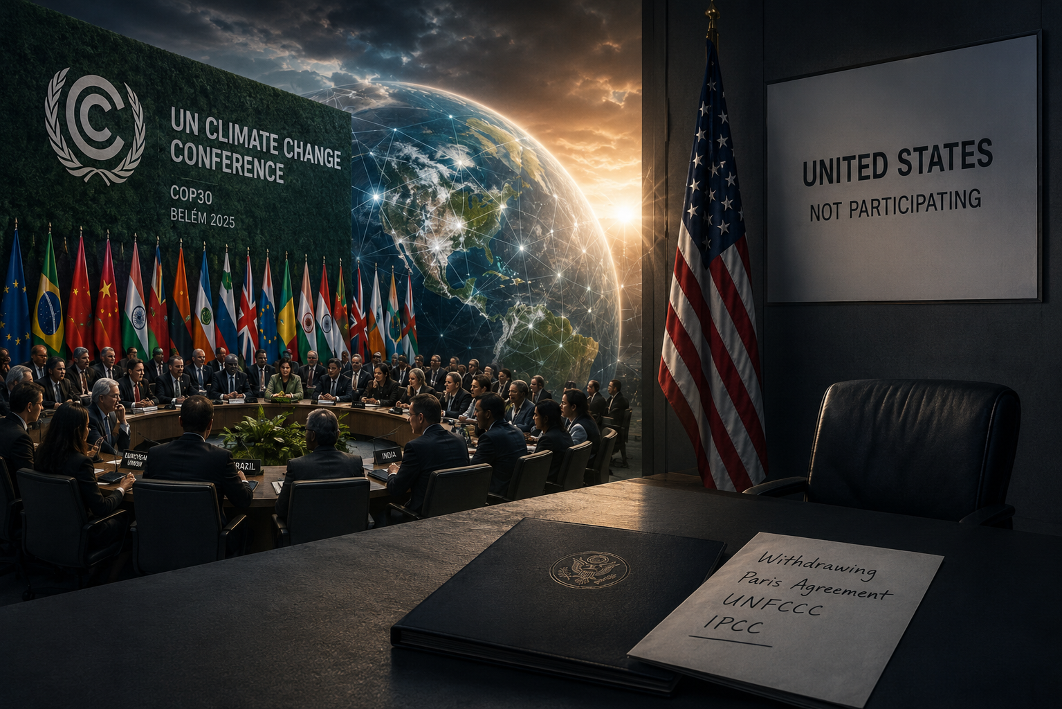 global climate talks withdrawal
