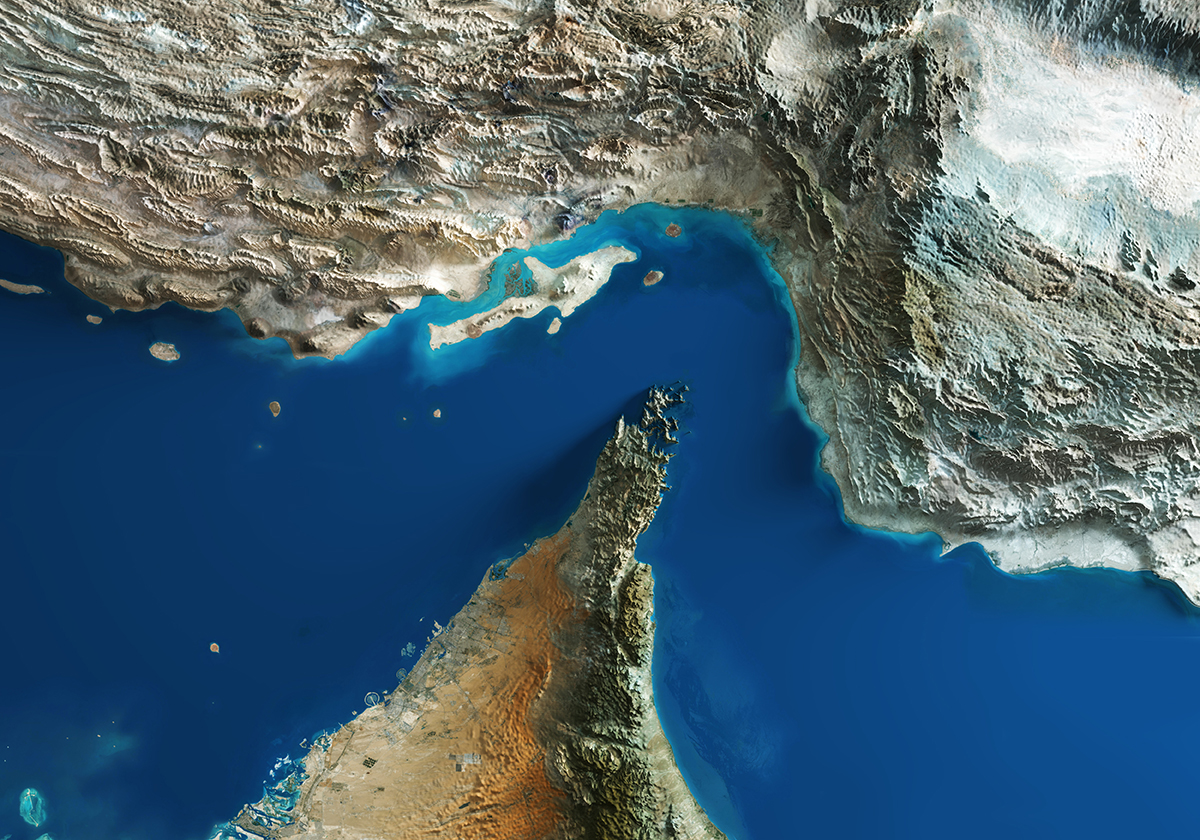 Home detailed 3d relief map of the strait of hormuz and middle east t