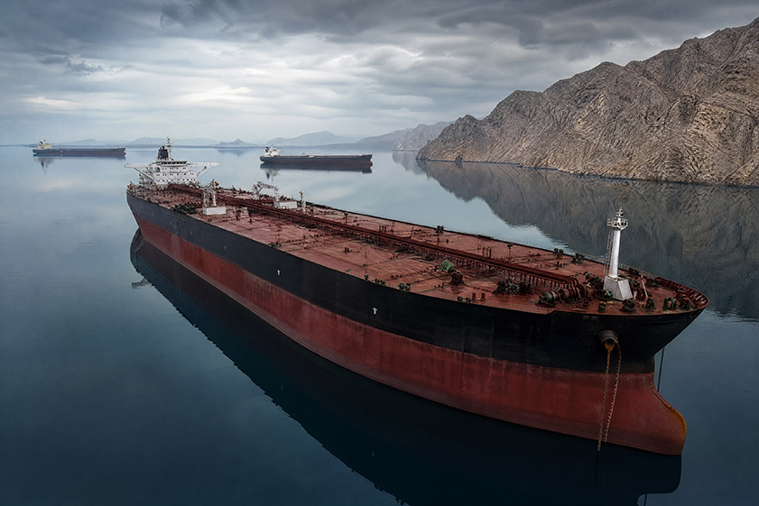 Our Latest Issue, Volume 4, Issue 3 aerial,view,of,oil,tankers,navigating,a,strategically,blocked,strait
