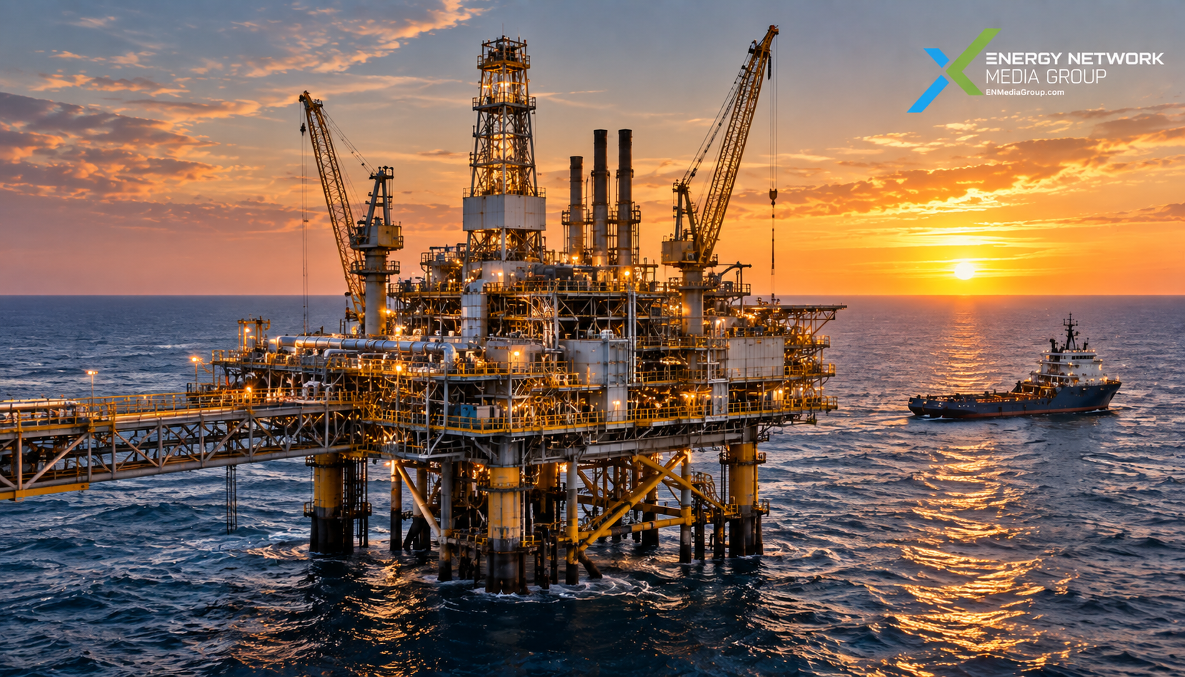 Offshore oil platform in the Gulf illustrating BOEM’s proposed financial-assurance rollback