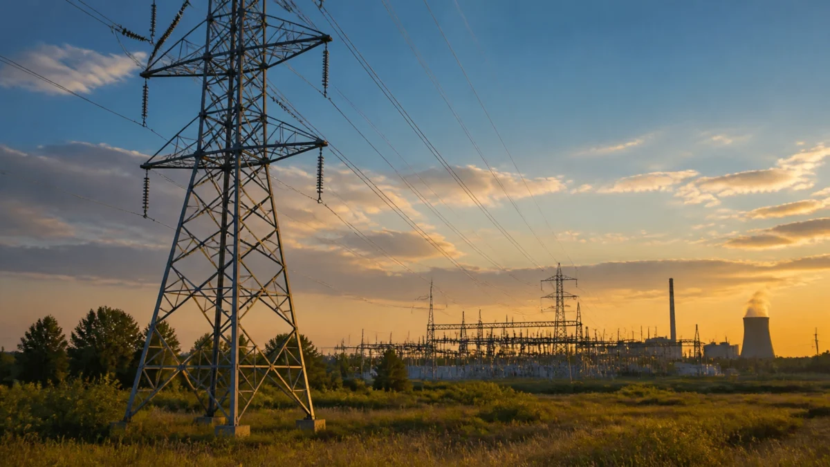 DOE Emergency Grid Orders Put Backup Generation to the Test Transmission towers representing DOE emergency grid orders and backup generation