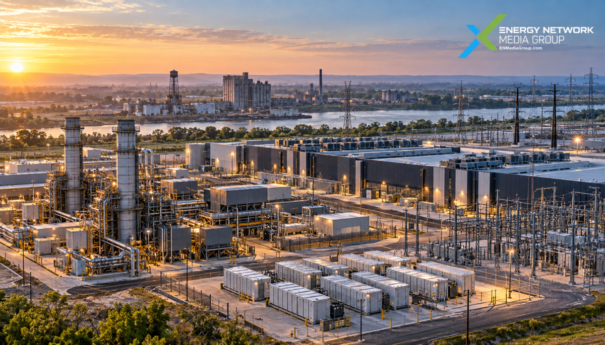 Proposed Paducah AI data center with natural gas generation and battery storage in western Kentucky