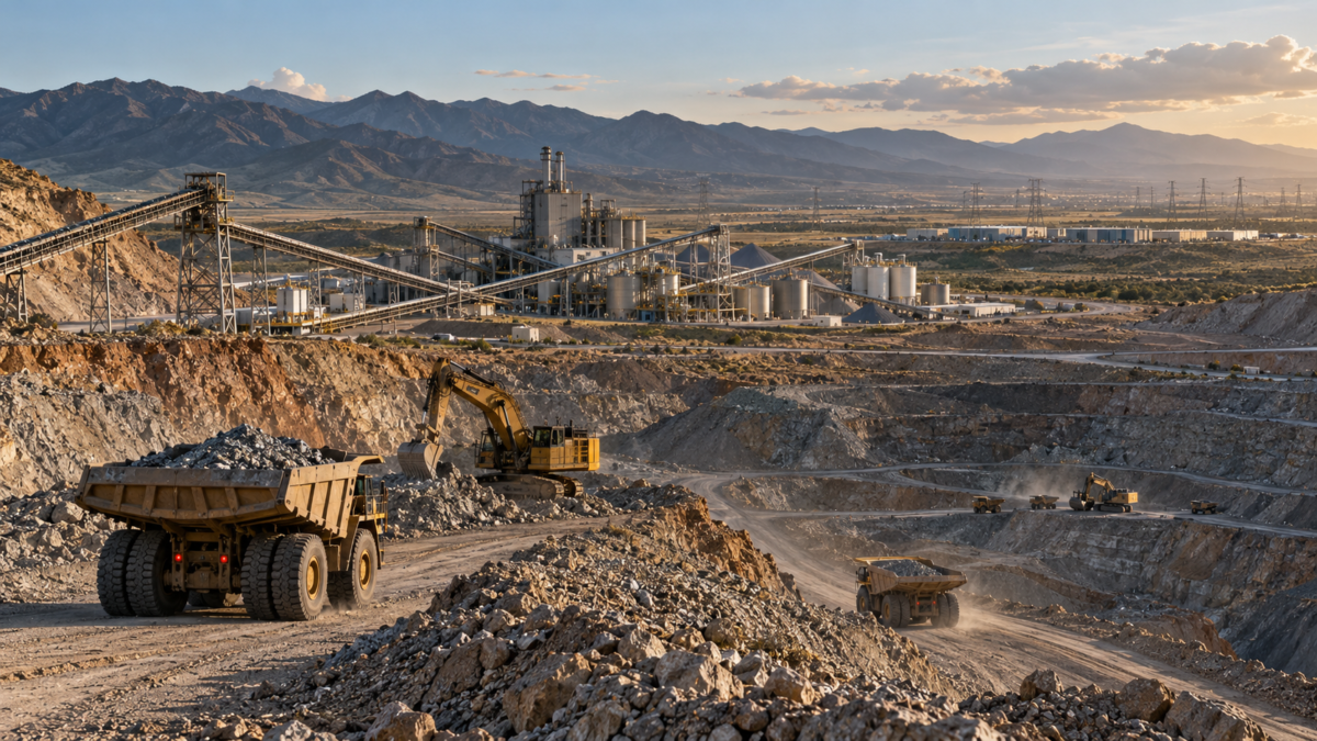 U.S. critical minerals strategy represented by a domestic mining and processing operation