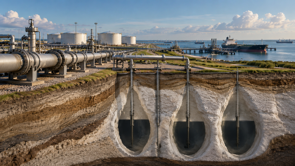 U.S. SPR oil release infrastructure along the Gulf Coast