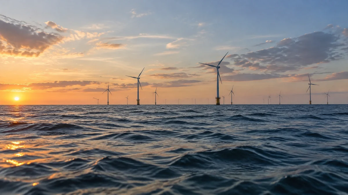 Interior Seeks Court Review of Revolution Wind Approval Illustrative offshore wind turbines representing the federal review of the Revolution Wind approval