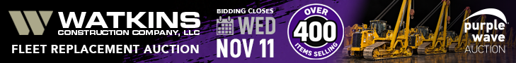 Fleet replacement auction Nov 11