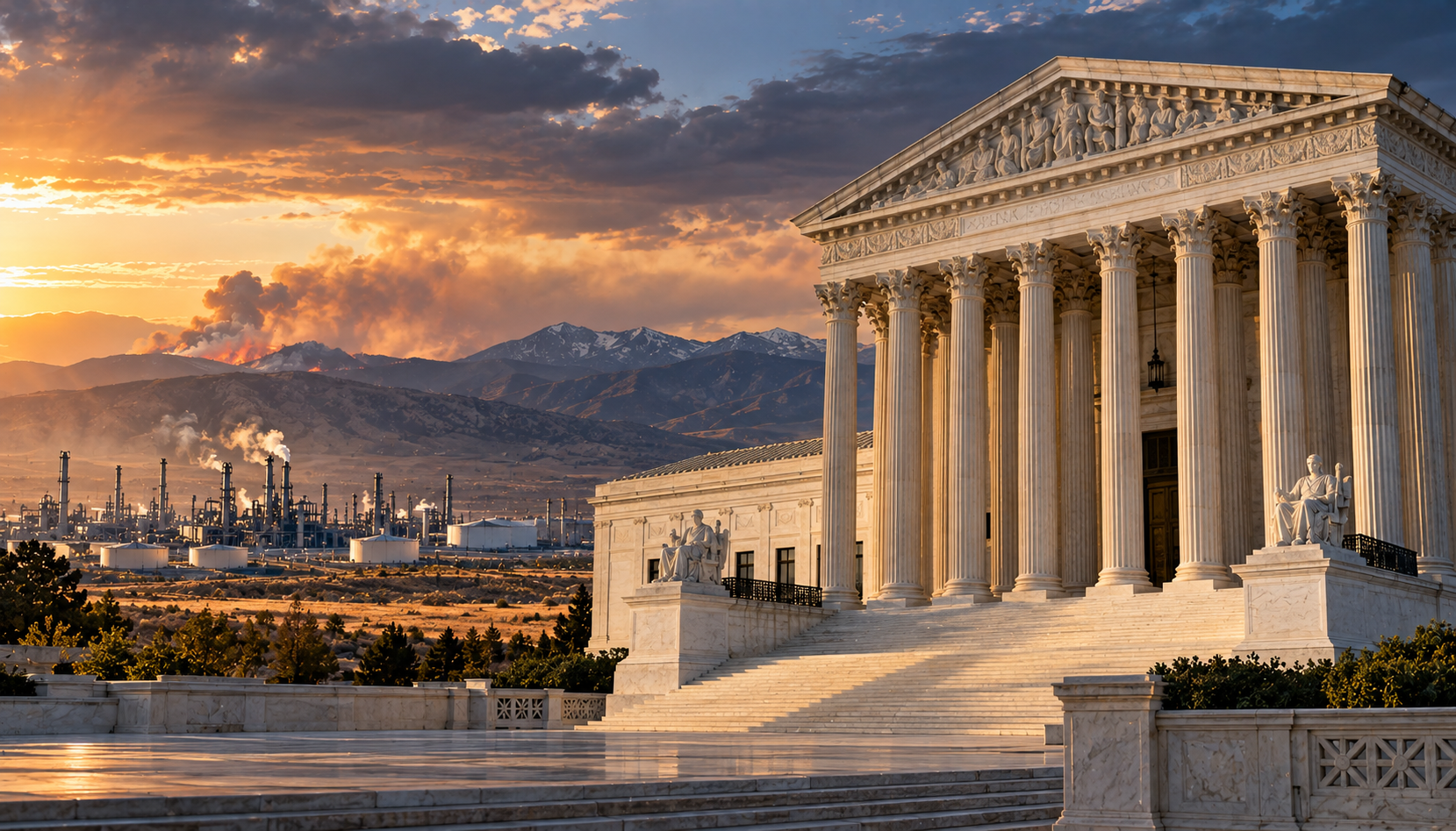 Home Supreme Court climate liability case involving Boulder, Exxon Mobil and Suncor Energy