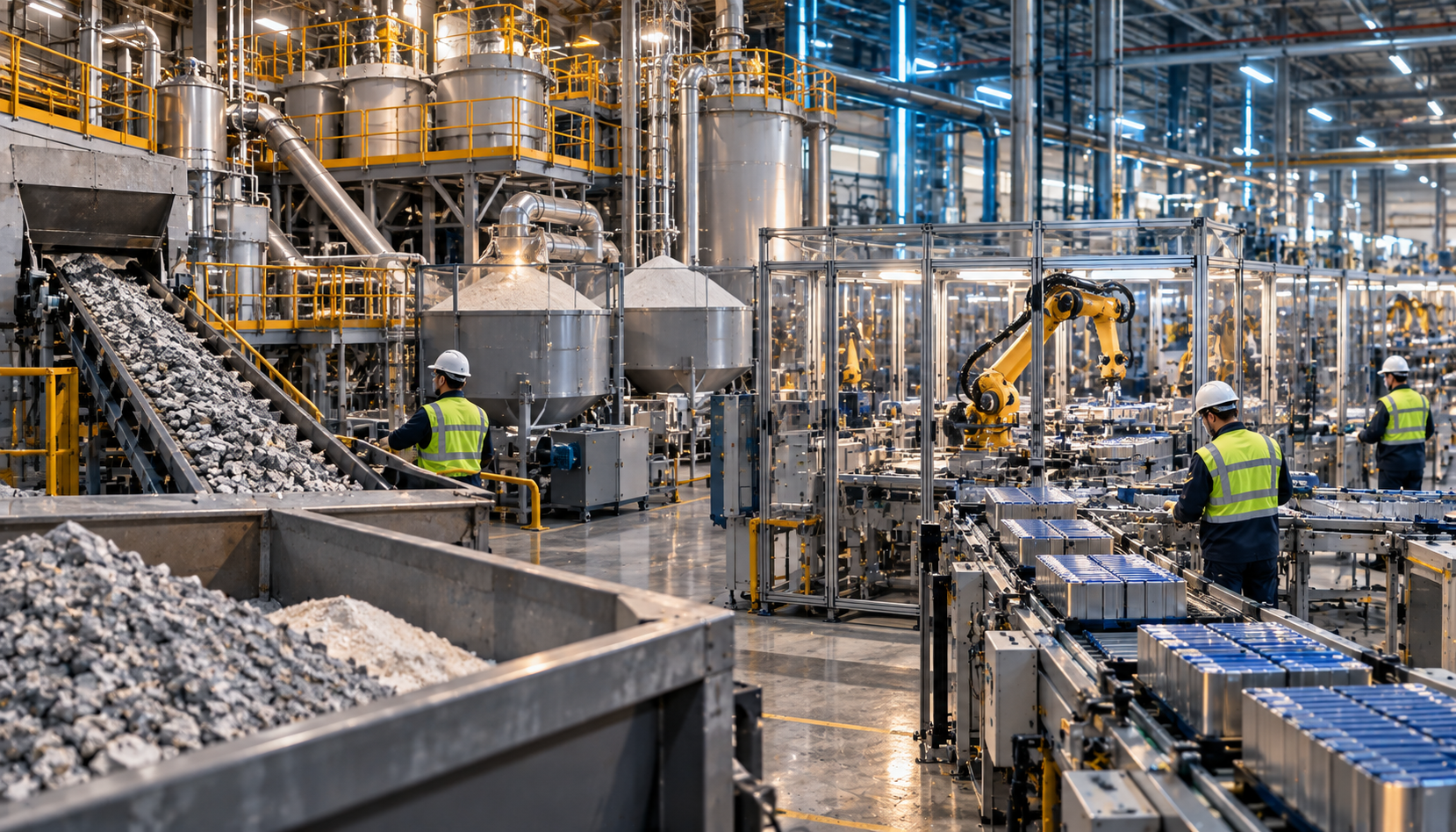 U.S. battery manufacturing and critical-mineral processing facility